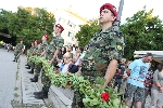 Председателят на парламента Димитър Главчев и народни представители участваха в тържествената заря-проверка по случай 140 години от боевете при Стара Загора