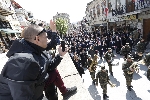 Народни представители, членове на Министерския съвет и много граждани участваха в тържественото шествие, посветено на 140 години от приемането на Търновската конституция